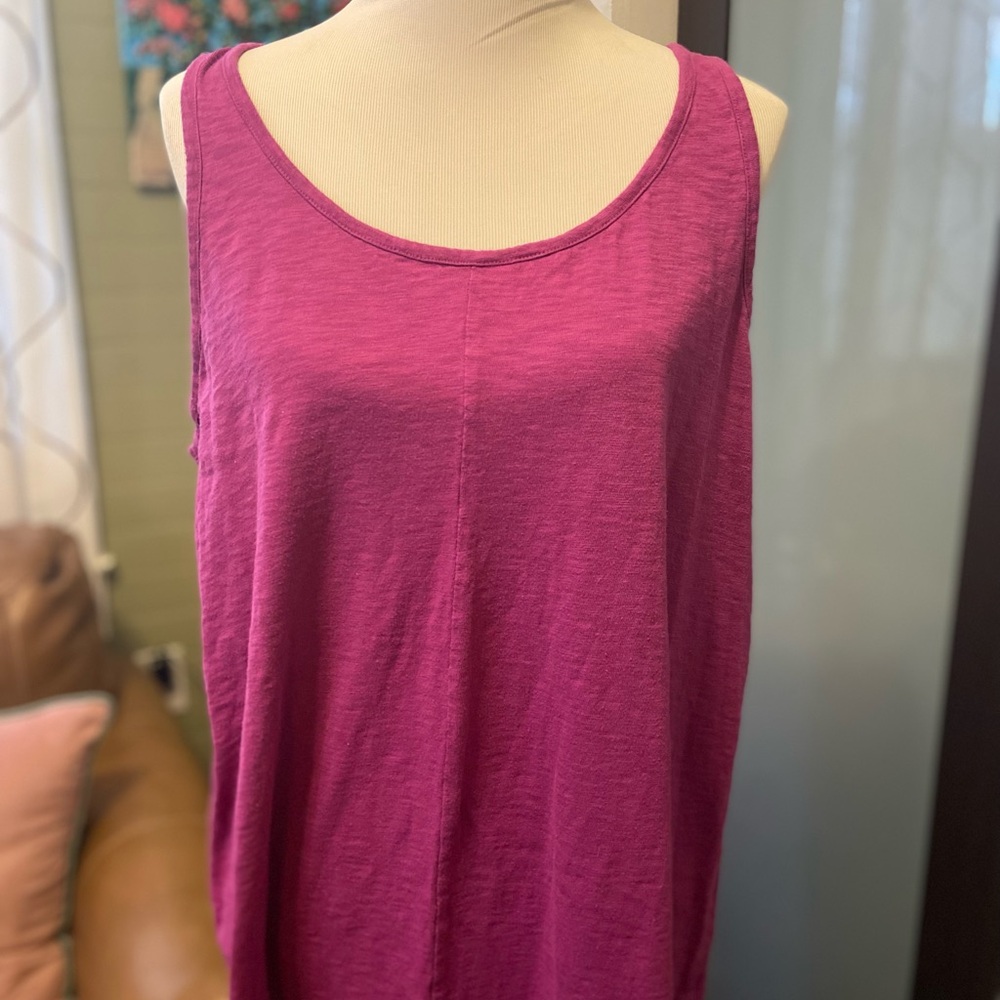 GAP Purple/ Pink Relaxed Tank Dress